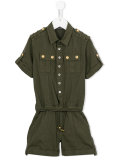 drawstring waist playsuit