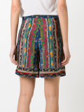 floral striped shorts