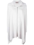 high neck pointed cardi-coat