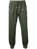 logo drawstring track pants