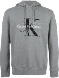 logo print hoodie
