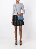 zipped cross body bag
