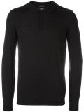 longsleeved polo shirt