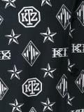 monogram print shortsleeved shirt