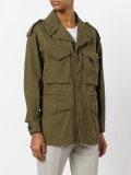 front pockets coat 