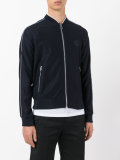 zip front bomber jacket
