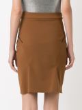 high-waisted skirt