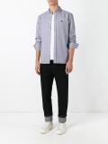 jacquard button down shirt