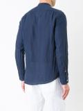 band collar shirt