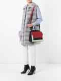 flap closure tote bag