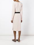 belted shift dress