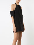 cold-shoulder minidress
