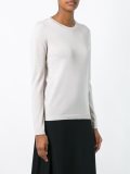 round neck fine knit jumper