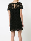 floral embroidered shift dress