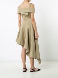 asymmetric pointy dress