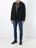 logo patch hooded jacket 