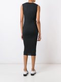 ribbed fitted dress