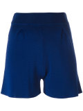 front pleat shorts