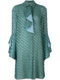 textured shirt dress