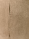 cropped flared leather trousers