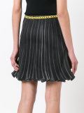 trompe-l'oeil pleated skirt