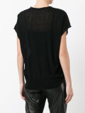 knit scoop neck top 
