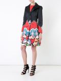 printed single breasted coat