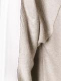 contrast trimmed hooded sweatshirt 