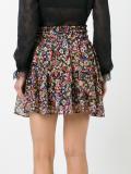 floral print layered skirt 