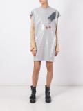 sequined T-shirt dress