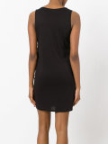 sequinned logo motif dress