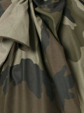 camouflage print sleeveless blouse