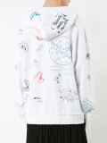 multi-print hoodie