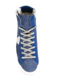 side zip detail hi-top sneakers