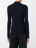 high neck ribbed jumper