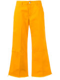 cropped wide leg flares