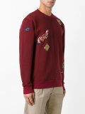 patched sweatshirt