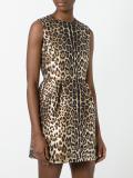 animal pattern dress