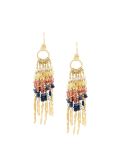 multi rod sapphire earrings