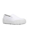 contrast panel slip on sneakers