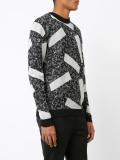 intarsia knit jumper