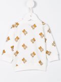 teddy bear print sweatshirt