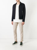 pleat detail tapered trousers