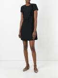frill bib dress
