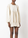 studded trim dress 