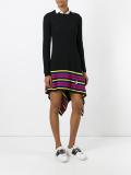 asymmetric knitted dress