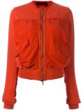 patch pocket bomber jacket