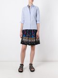 pleated back shirt