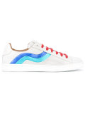 wave pattern sneakers