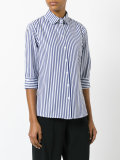 striped poplin shirt